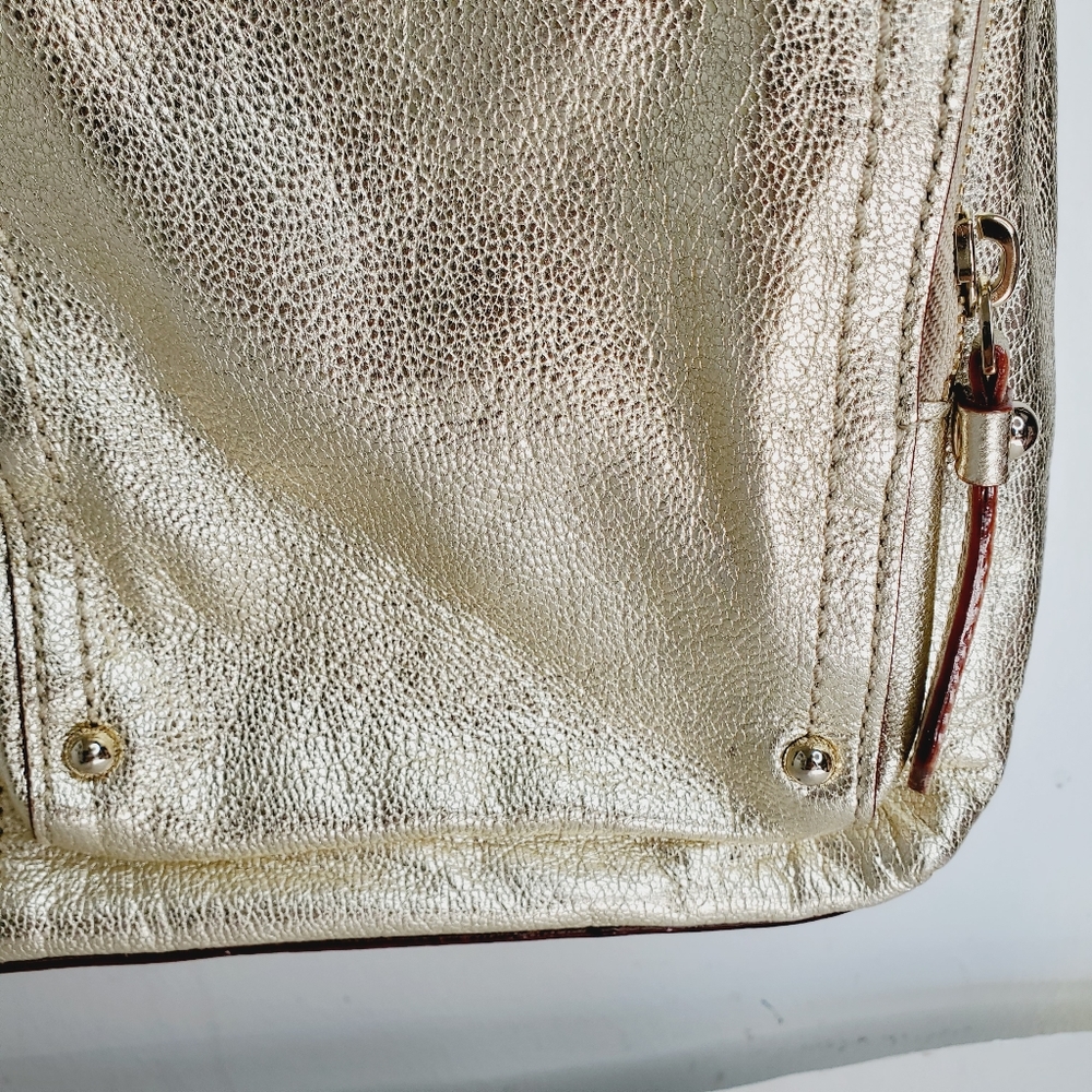 Kate Spade gold leather purse like new - Picture 3 of 10